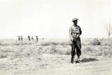 Work detail and guard and Manzanar