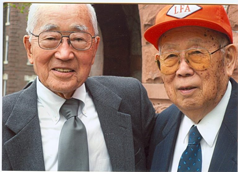 2006 photo with his lifelong friend, Lafayette Noda