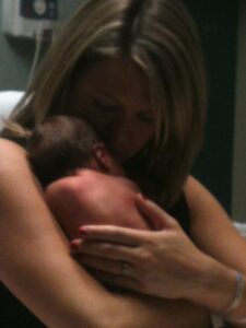 Daughter Erika and Her One-Day-Old Baby Daughter Erika and Her One-Day-Old Baby, Judy Atwood